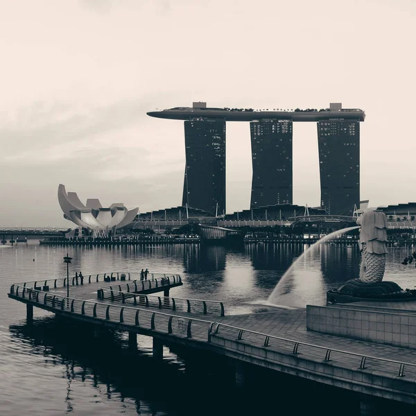 Szingapúr városára és épületek — Stock Fotó