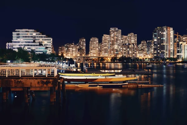 Vancouver di notte — Foto Stock
