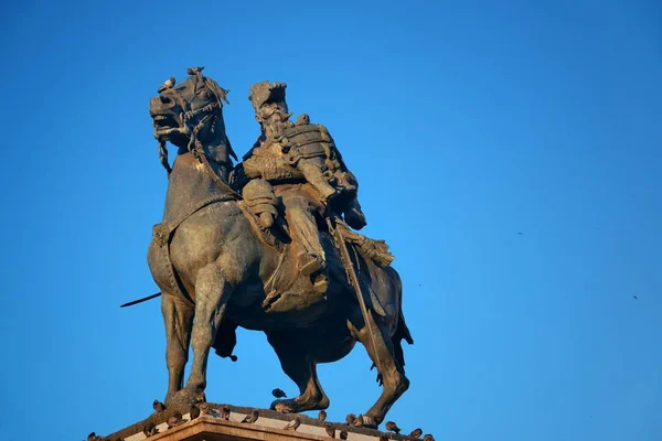 Antica Piazza in Italia . — Foto Stock