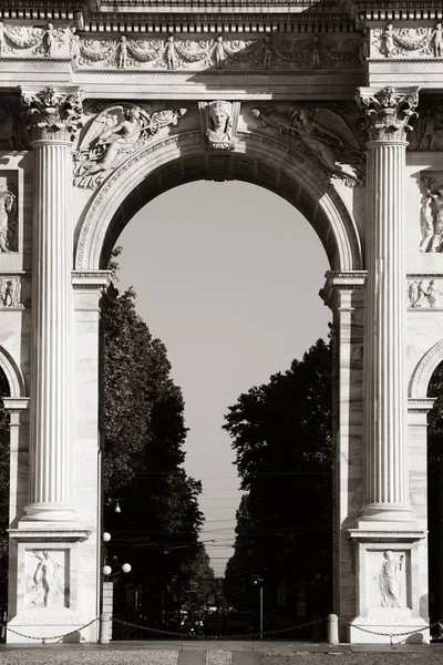 Vista do Arco da Paz — Fotografia de Stock