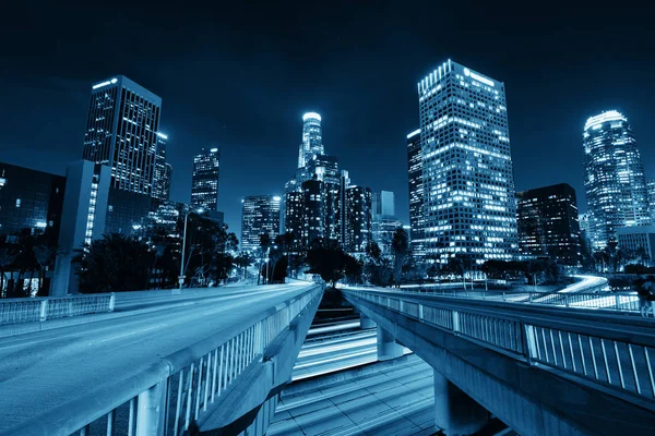 Los Angeles at night — Stock Photo, Image