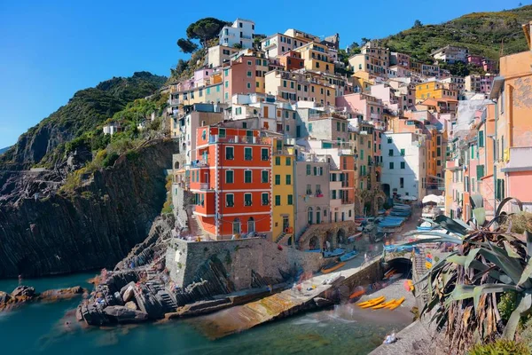 Riomaggiore στο Cinque Terre — Φωτογραφία Αρχείου