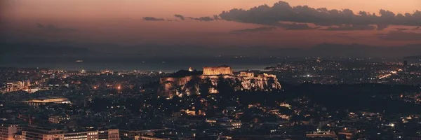 Atenas horizonte panorama — Foto de Stock