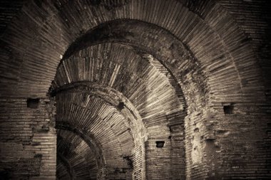 Roma Forumu kalıntıları ile