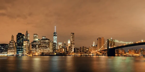 Centrum panorama Manhattanu — Stock fotografie