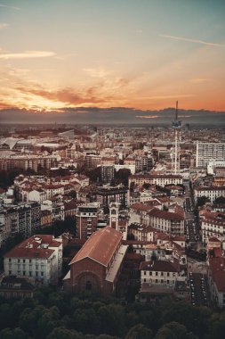 Milan şehir manzarası