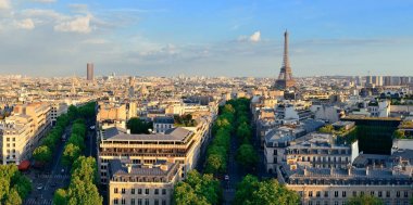 Paris çatı görünümü