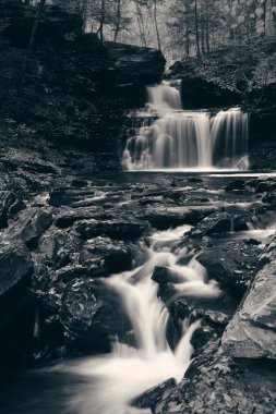 Siyah beyaz şelaleler