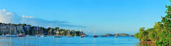 St john Zatoka panorama — Zdjęcie stockowe