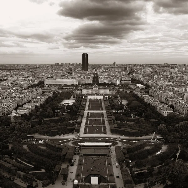 Vista panorâmica do telhado da cidade de Paris — Fotografia de Stock