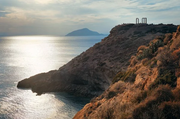 Templo de Poseidón cerca de Atenas —  Fotos de Stock
