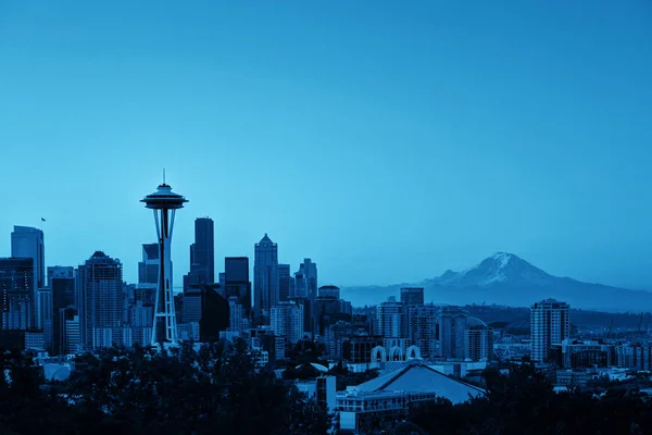 Ciudad de Seattle skyline — Foto de Stock