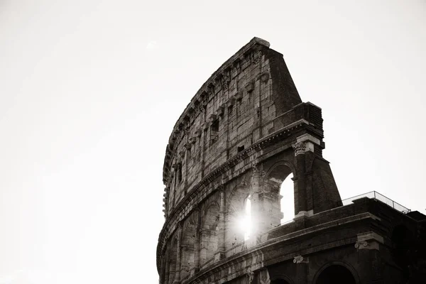 Coliseu Roma monocromático — Fotografia de Stock