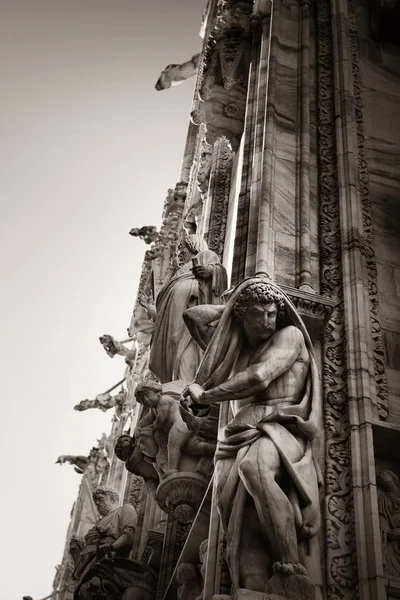 Nahaufnahme des Mailänder Doms — Stockfoto