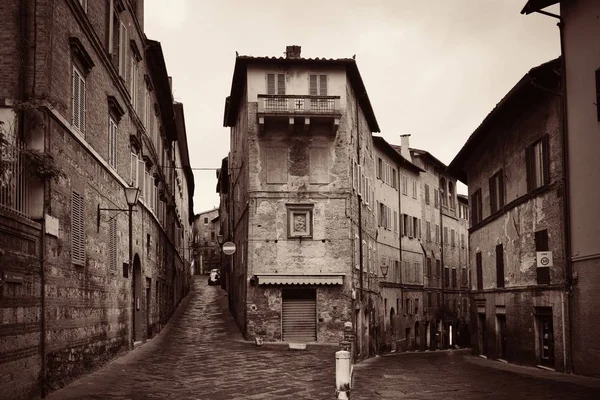 Siena vista de rua — Fotografia de Stock