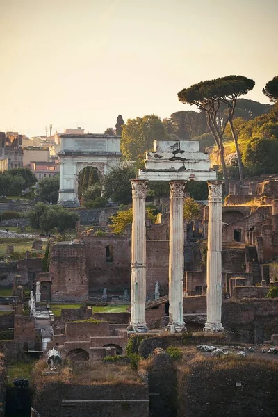 Colunas. Fórum de Roma — Fotografia de Stock