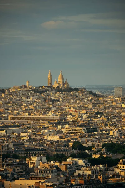 Paris rooftop vy — Stockfoto