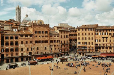 Piazza del campo siena İtalya