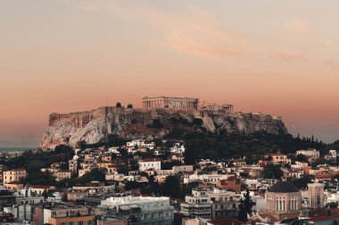 Atina manzarası çatı görünümü 