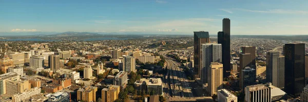 시애틀 옥상 보기 — 스톡 사진