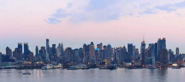 New York City tramonto — Foto Stock