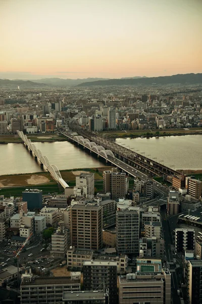 Osaka-Dachterrasse — Stockfoto