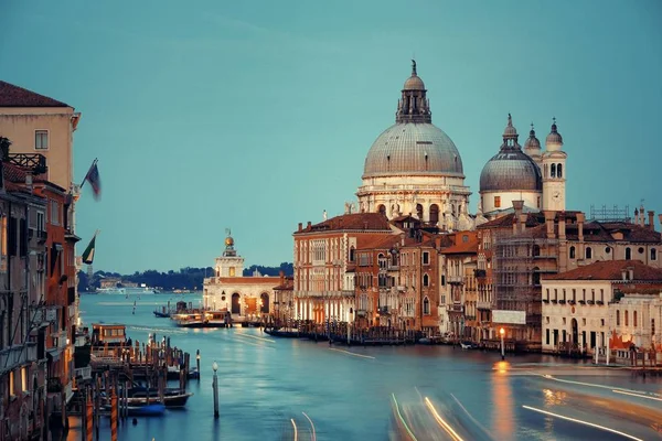 Gran Canal de Venecia noche — Foto de Stock