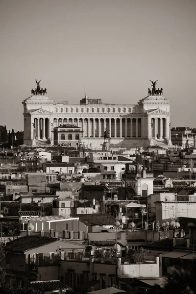 Рим вид на крышу — стоковое фото