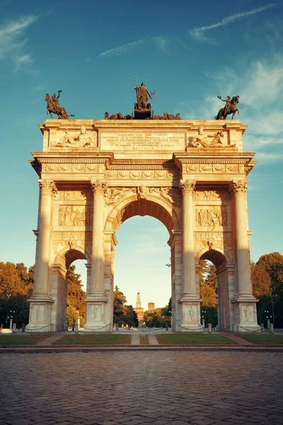 Arco de la Paz Milán — Foto de Stock