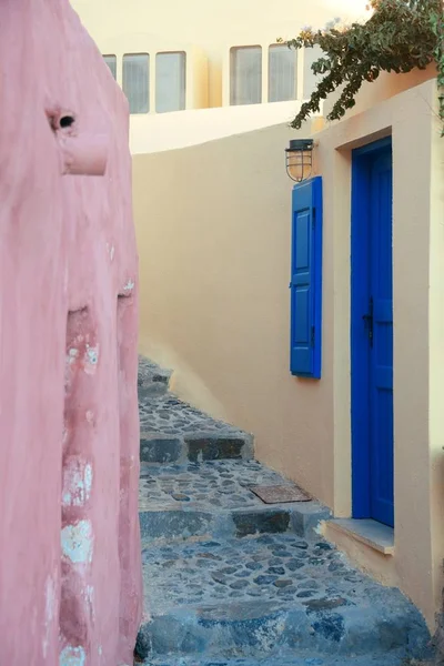 Santorini-Tür — Stockfoto