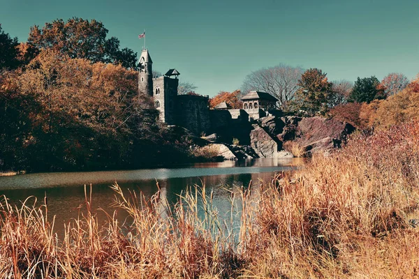 Central Park'a sonbahar — Stok fotoğraf