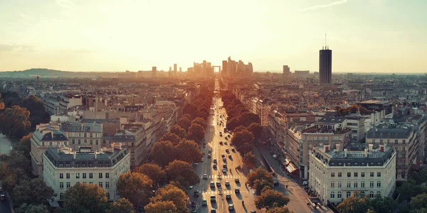 Weergave van Parijs op het dak — Stockfoto