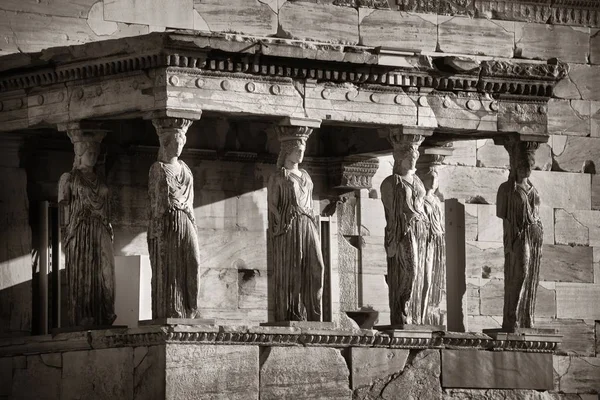 The Porch of the Caryatids — Stock Photo, Image