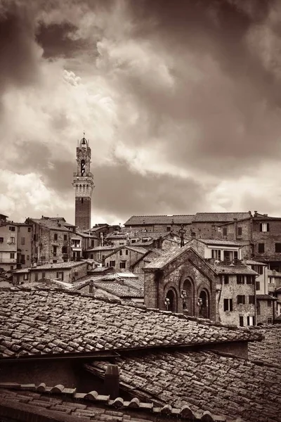 Torre do sino de Siena — Fotografia de Stock