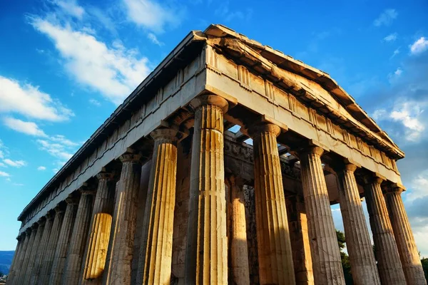 Templo de Hephaestus closeup — Fotografia de Stock