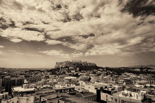 Atenas skyline telhado — Fotografia de Stock