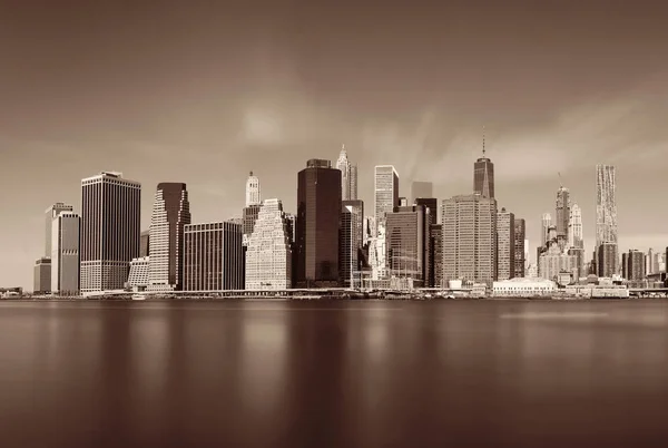 Centro de Manhattan Skyline — Foto de Stock