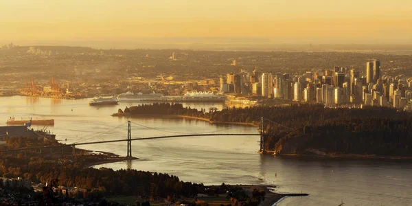 Nascer do sol de Vancouver no Canadá — Fotografia de Stock
