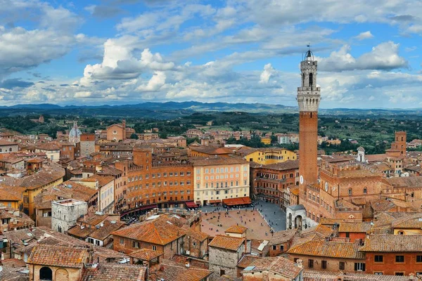 Siena klocktornet — Stockfoto