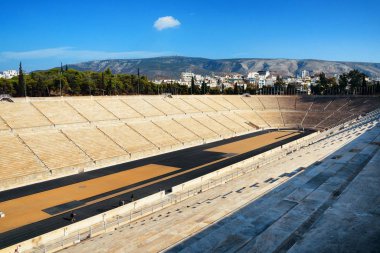 Yunanistan 'ın Atina kentindeki Panathenaic stadyumu.