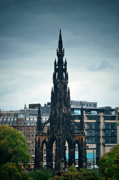 Scott Monument Und Edinburgh Stadtansicht Großbritannien — Stockfoto