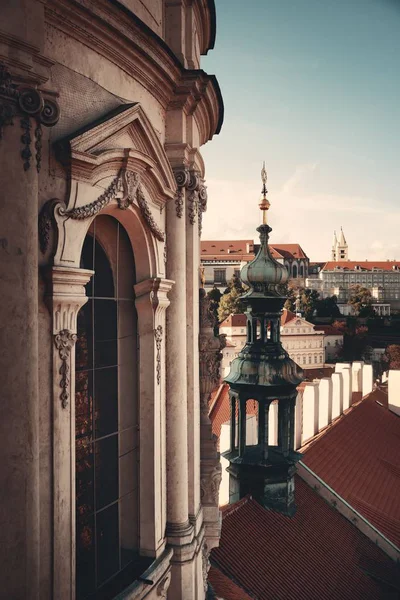 Prague Skyline Rooftop View Historical Buildings Czech Republic — Stock Photo, Image