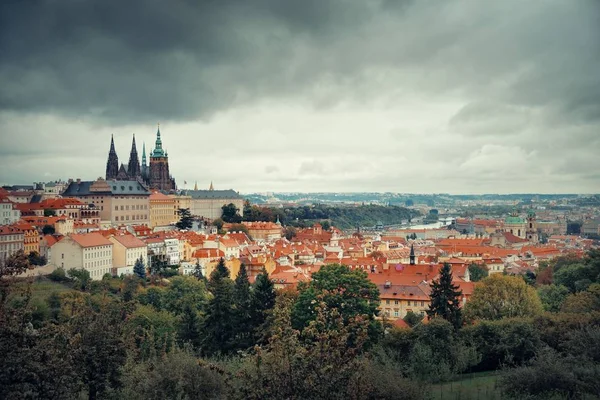 Prager Burg Mit Veitsdom Tschechien — Stockfoto