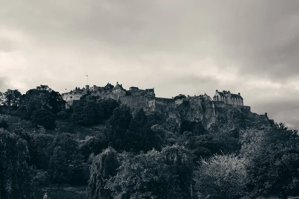 Edinburgh Slott Som Den Berömda Staden Landmärke Förenade Kungariket — Stockfoto