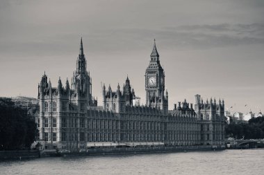 Big ben ve evin Londra Parlamentosu'nun.