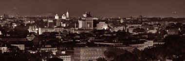 Roma manzarası gece görünümü