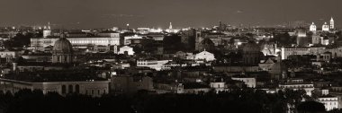 Roma manzarası gece görünümü