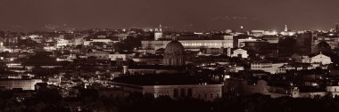Roma manzarası gece görünümü