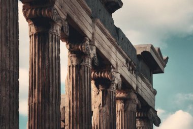 Yunanistan 'ın Atina kentindeki Akropolis kentindeki Echtheion Tapınağı.