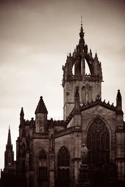 Catedral Giles Como Famoso Marco Edimburgo Reino Unido — Fotografia de Stock